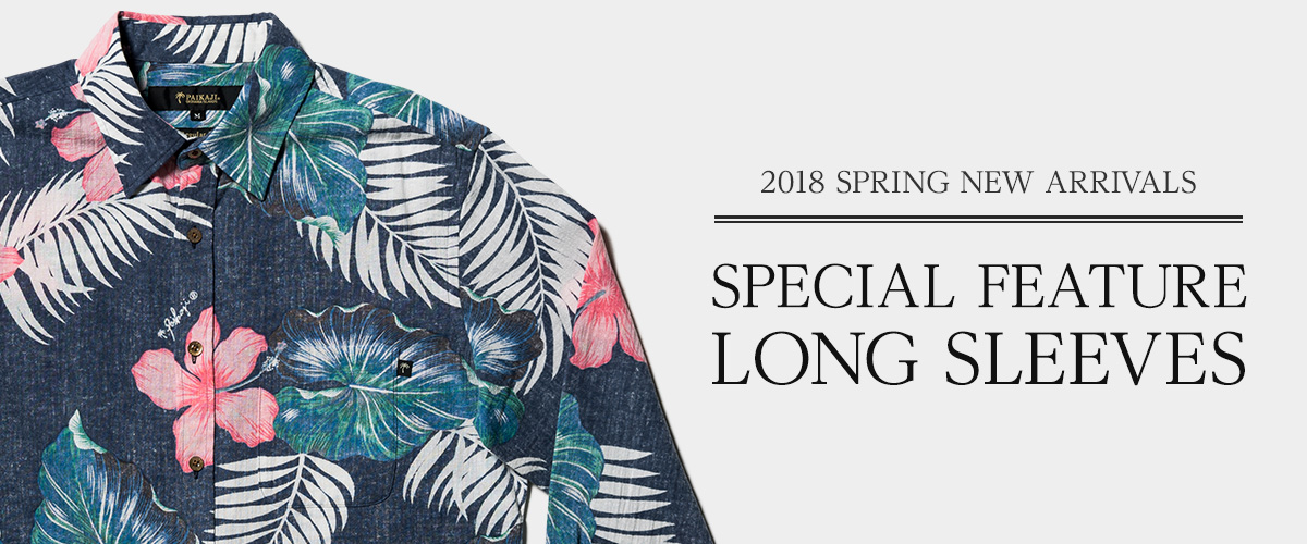 PAIKAJI 長袖アロハ