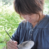 陶芸家　安里貴美枝 Kimie ASATO（眞正陶房） Potter (Shinsei Tobo)