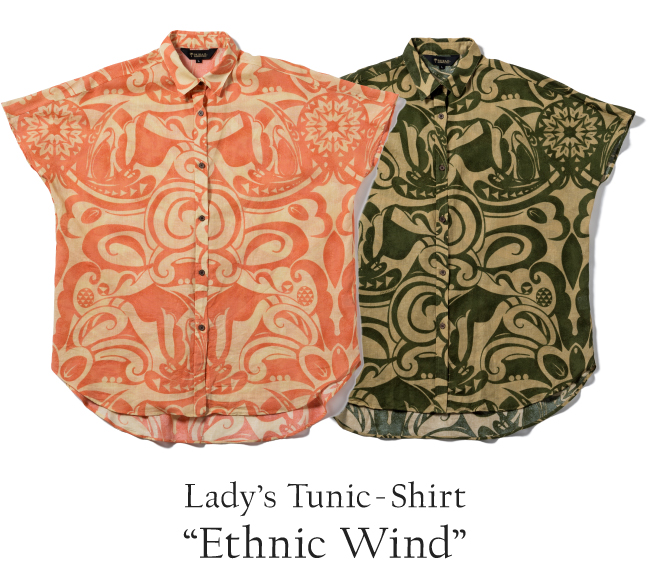 PAIKAJIアロハシャツ レディースチュニックシャツ/Ethnic Wind
