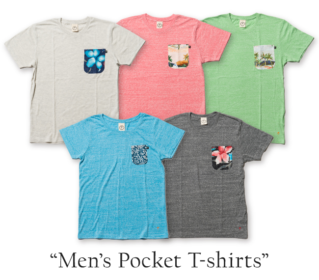 PAIKAJIアロハシャツ メンズTシャツ/Mens Pocket T-shirts