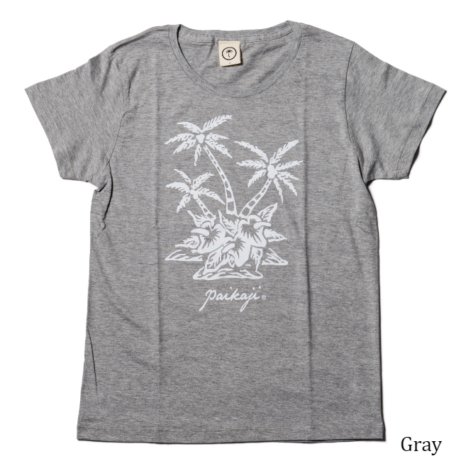 PAIKAJIアロハシャツ レディースTシャツ/Palm & Hibiscus