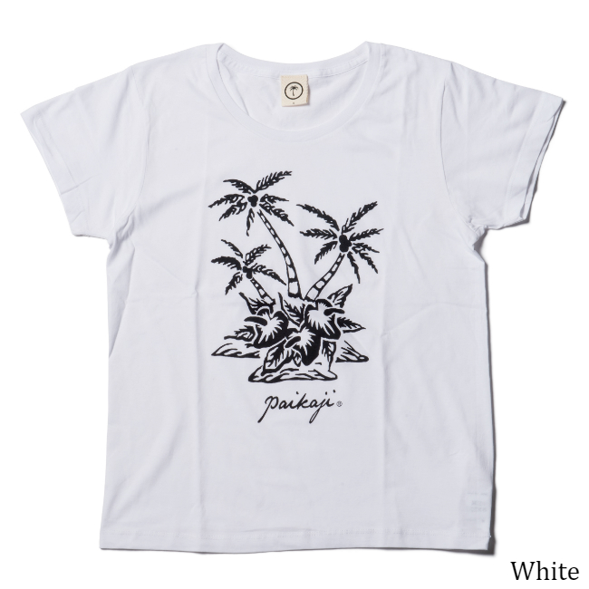 PAIKAJIアロハシャツ レディースTシャツ/Palm & Hibiscus