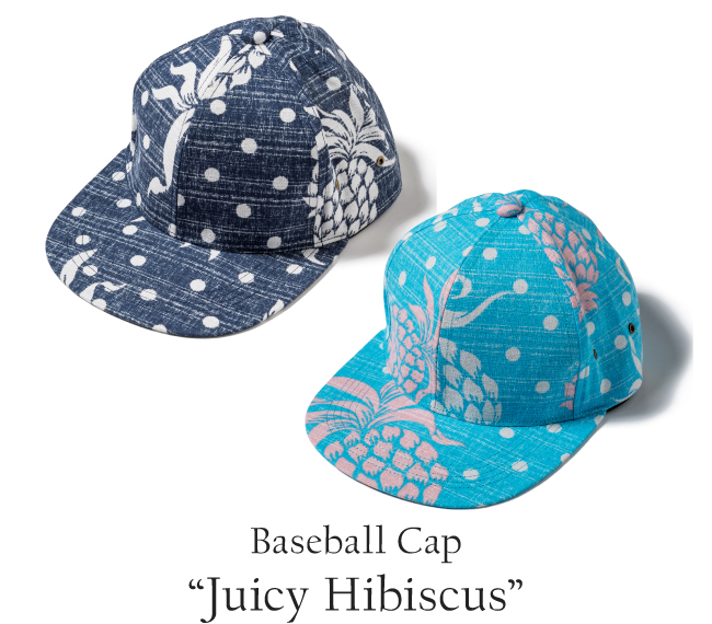PAIKAJIアロハシャツ ベースボールキャップ/Juicy Hibiscus Junglist